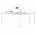 Heavy Duty Mega Aluminum 20x20 Canopy Kit (Full Color Thermal Print, 2 Locations)